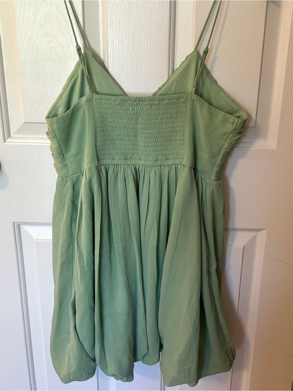 Abercrombie & Fitch Mint Green Spaghetti-Strap Mini Dress - Picture 5 of 7